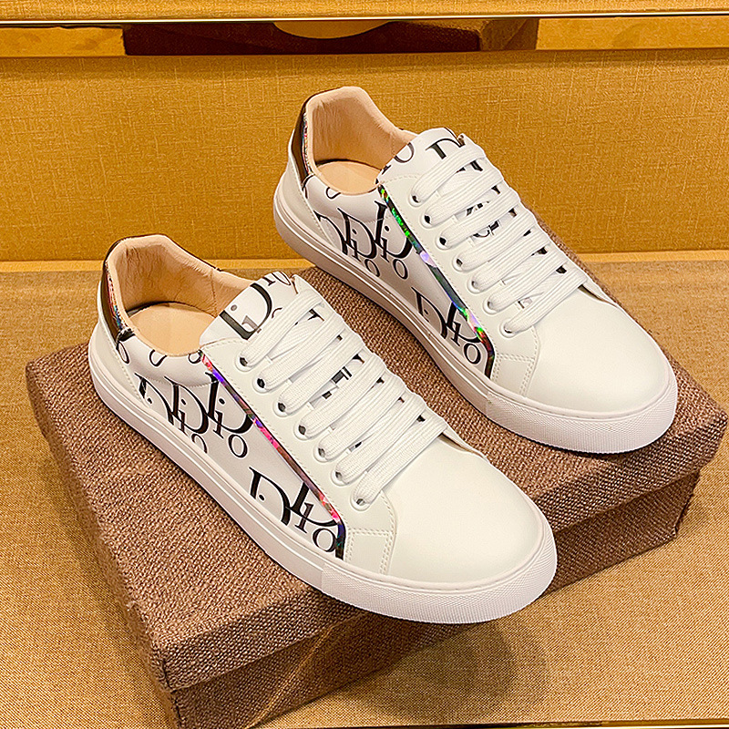 HEINRICHS 轻奢男鞋高级感真皮时尚休闲板鞋欧洲站潮流小白鞋情侣